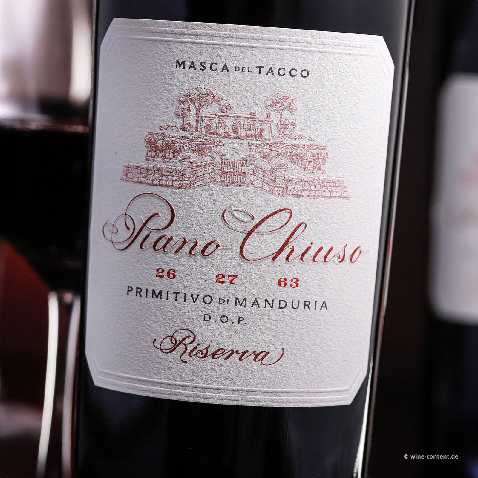 Primitivo di Manduria Riserva 2022 Piano Chiuso