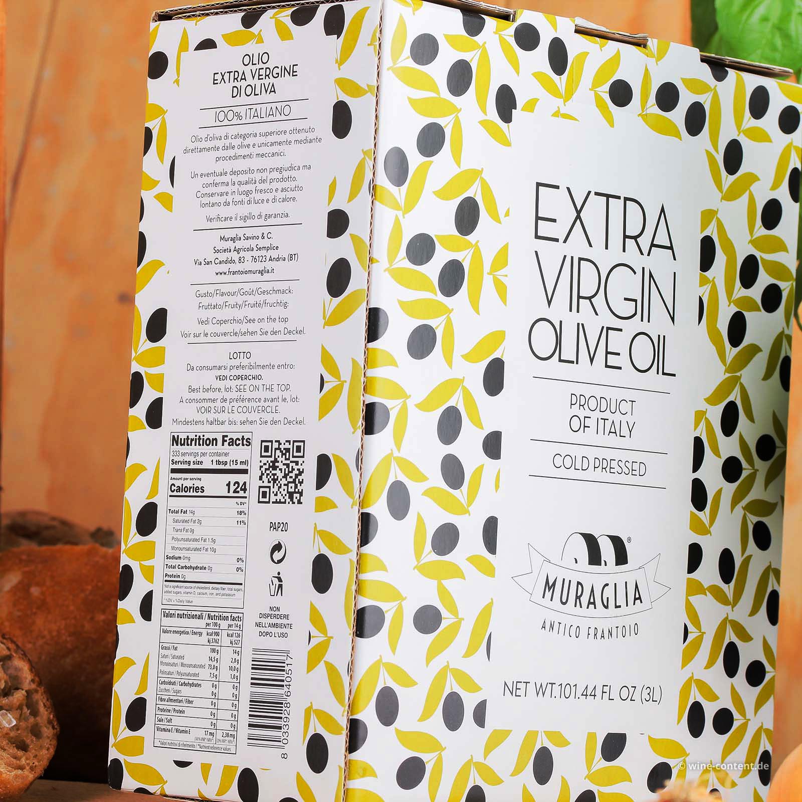 Vorbestellung 3 L Olivenöl Extra Vergine 2024 Fruttato Medio Bag in Box